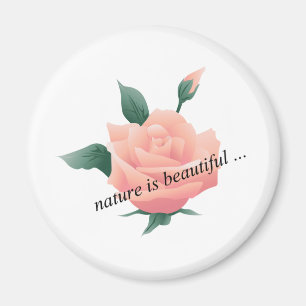 Imã Rosa (Peach) - Natureza bonita
