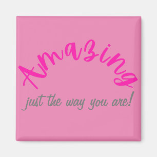 Imã Rosa Positivo Incrível Tal Como São Mulheres