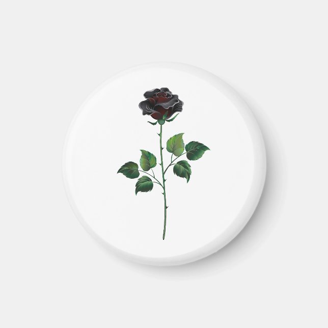 Imã Rosa preto (Frente)