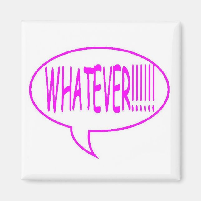 Imã Rosa Qualquer Bolha De Discurso (Frente)