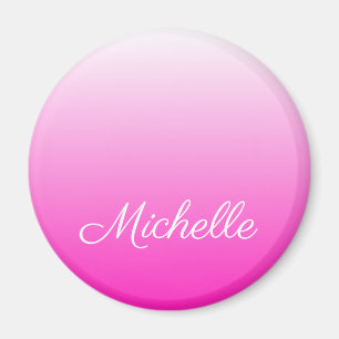 Imã Rosa quente personalizado do ombre do inclinação