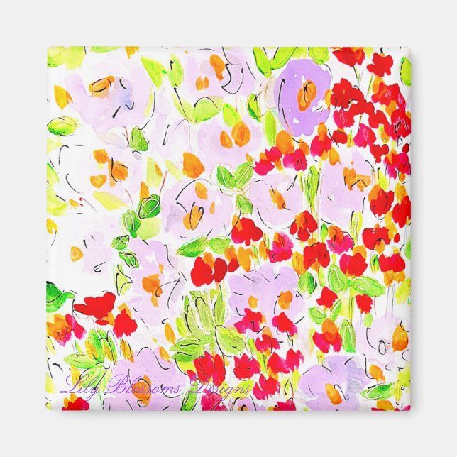 Imã Rosa rosa e ímã púrpura (Frente)