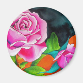 Imã Rosa Rosa Rosa Rosa Rosa Rosa com Cor Laranja