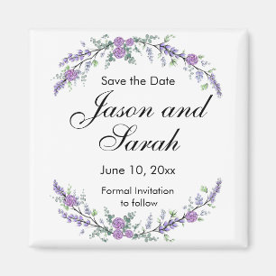 Imã rosa roxo lavanda eucalipto