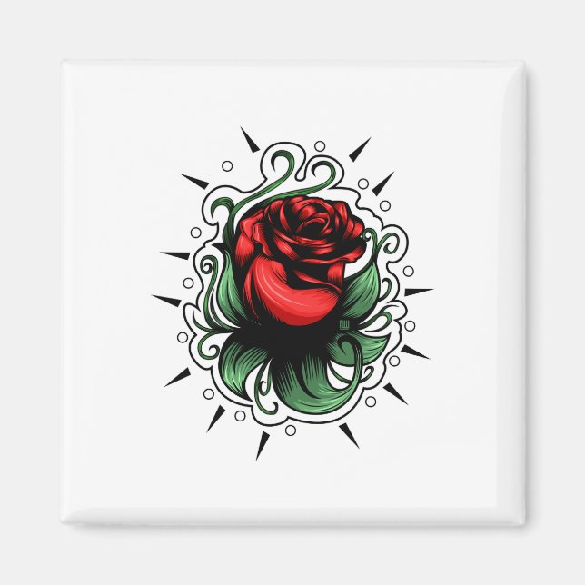 Imã Rosa surpreendente (Frente)