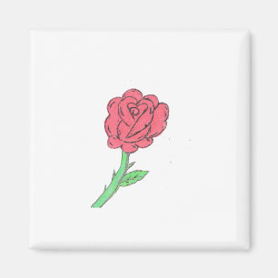 Imã Rosa vermelha