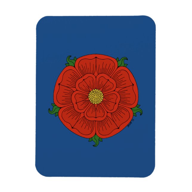 Ímã Rosa vermelha de Lancaster (Vertical)