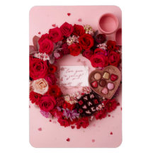 Rosa Vermelha Romântica Coração de Valentim Person