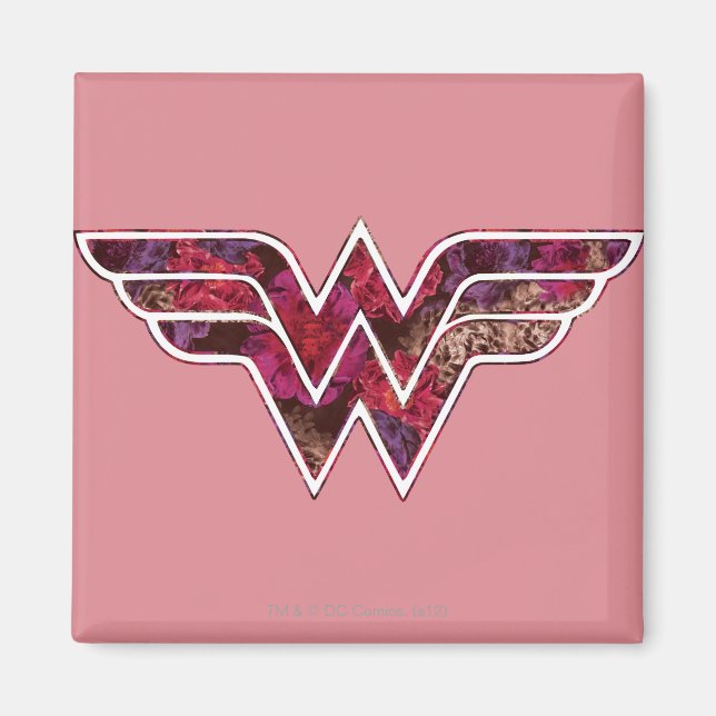 Imã Rosa vermelha WW (Frente)