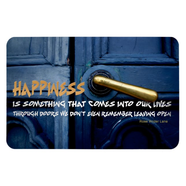 Ímã Rosa Wilder Lane Inspirational Cote Flexível (Horizontal)