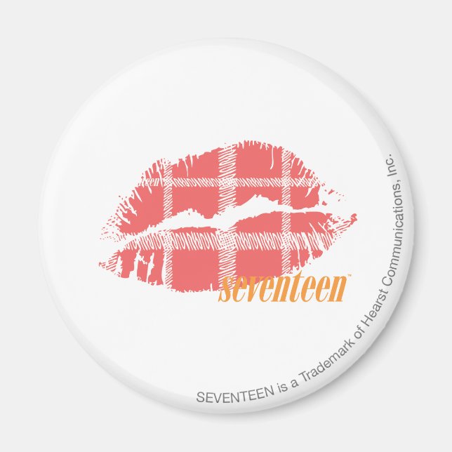 Imã Rosa xadrez (Frente)