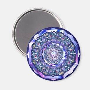 Imã Rosace Azul