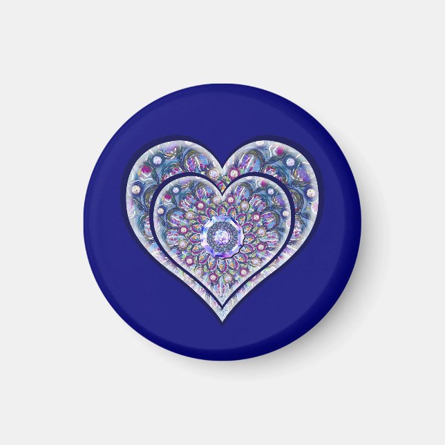 Imã Rosace Azul (Frente)