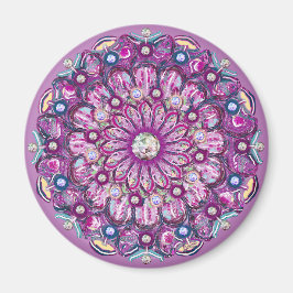 Imã Rosace vermelho cardinal