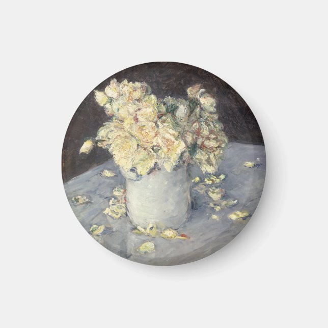 Imã Rosas Amarelas em um Vaso por Impressionista de Ca (Frente)