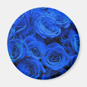 Imã Rosas azuis