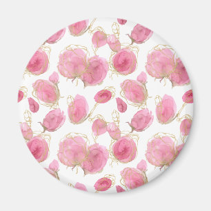 Imã Rosas cor-de-rosa