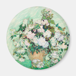 Imã Rosas da vida ininterrupta em um vaso por Vincent