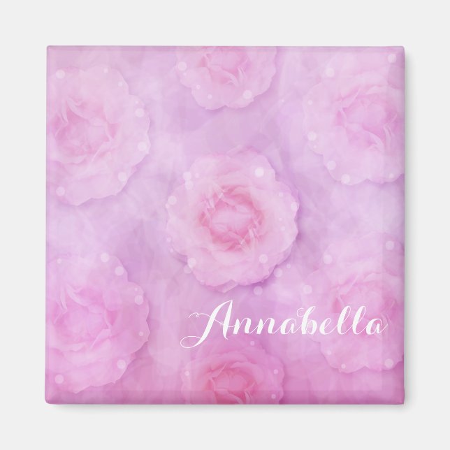 Imã Rosas de Aquarela (Frente)