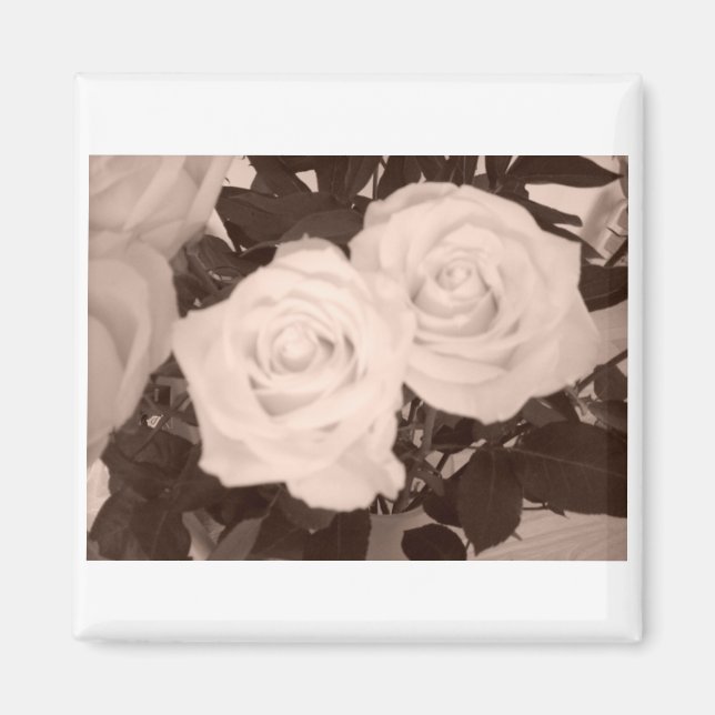 Imã Rosas de casamento (Frente)