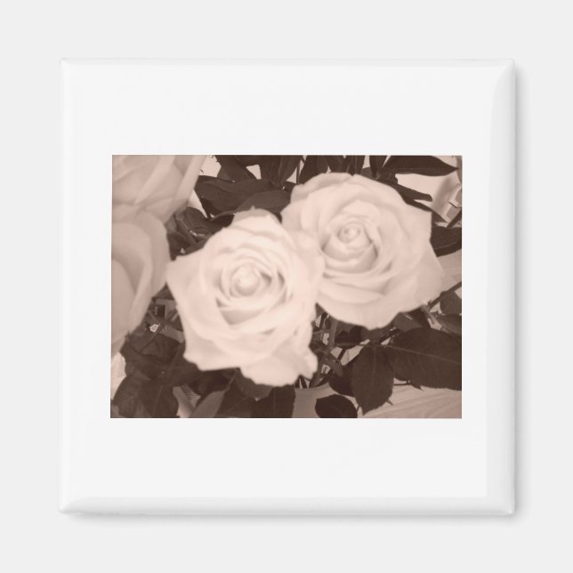 Imã Rosas de casamento (Frente)