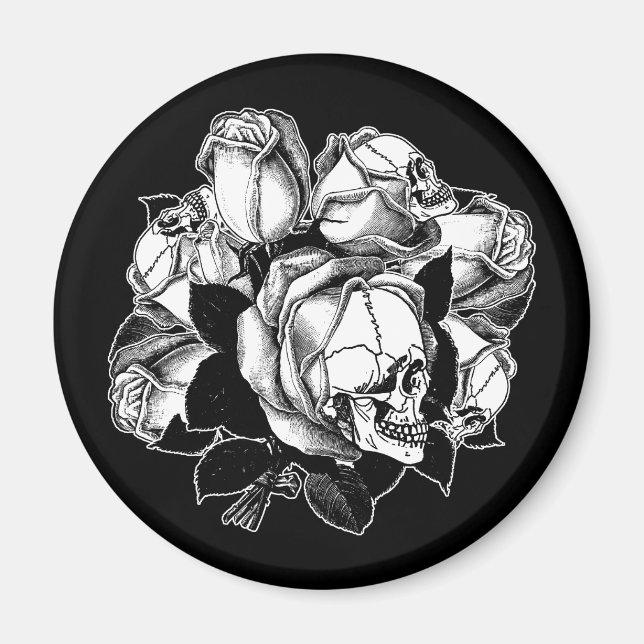 Imã Rosas de crânio (Frente)