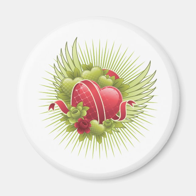 Imã Rosas e Asas (Frente)