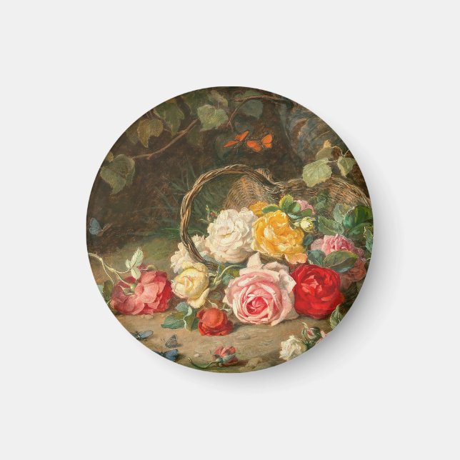 Imã Rosas em uma cesta - Josef Neugebauer (Frente)