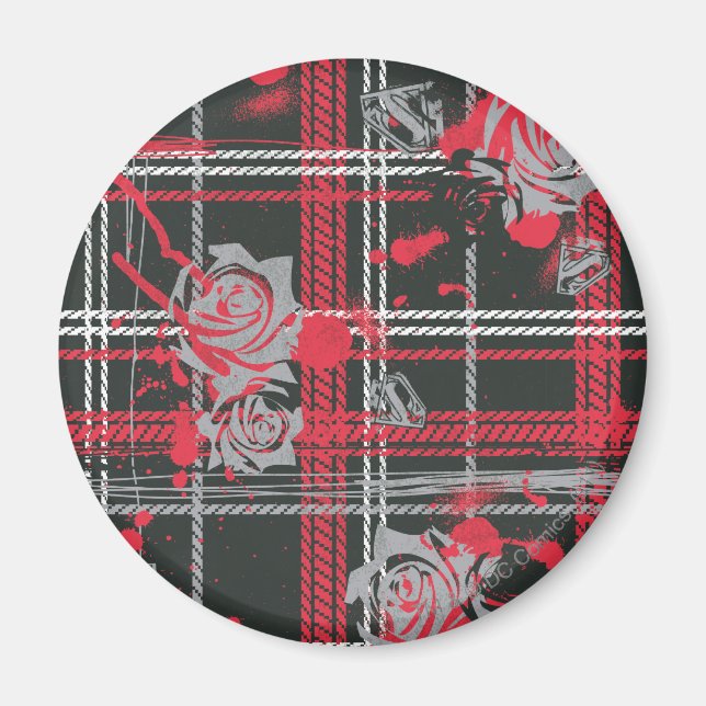 Imã Rosas Supergirl (Frente)