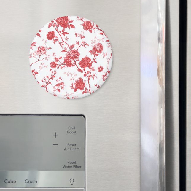 Imã Rosas Vermelhas Floral (In Situ (Fridge))