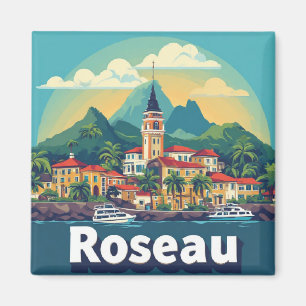 Imã Roseau Capital da Ilha Dominica Lembrança de Viage
