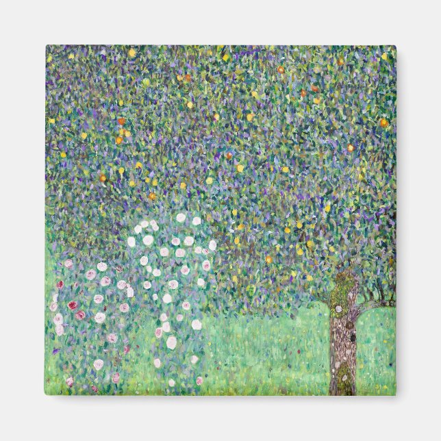 Imã Roseiras sob as Árvores, Gustav Klimt (Frente)