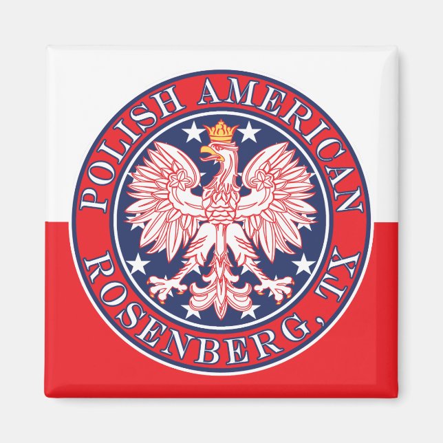 Imã Rosenberg Texas Polska Eagle (Frente)