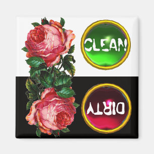 IMÃ ROSES DE PINCO LINDAS ROSAS DE GEM PEDRA SUJO