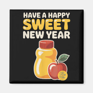 Imã Rosh Hashanah Feliz Ano Novo Doce Mel Urso Judeu