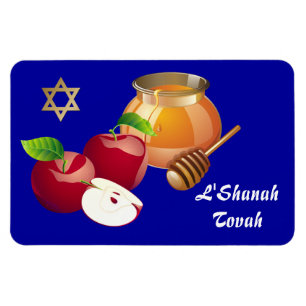 Ímã Rosh Hashanah Magneta Judaica de Oferta de Ano N