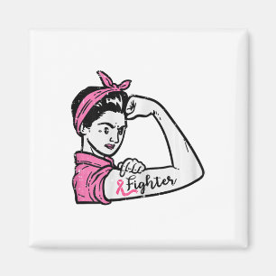 Imã Rosie Riveter Luta Contra O Cancer Da Mama Awarene
