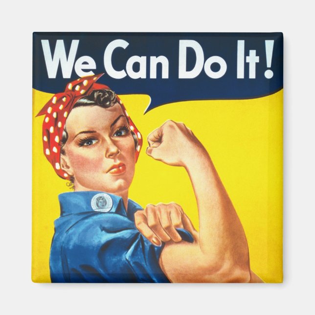 Imã Rosie The Riveter (Frente)