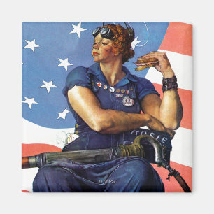 Imã Rosie the Riveter