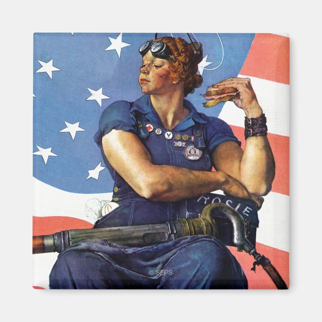 Imã Rosie the Riveter (Frente)