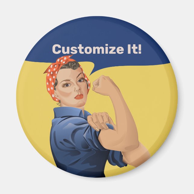 Imã Rosie the Riveter (Frente)