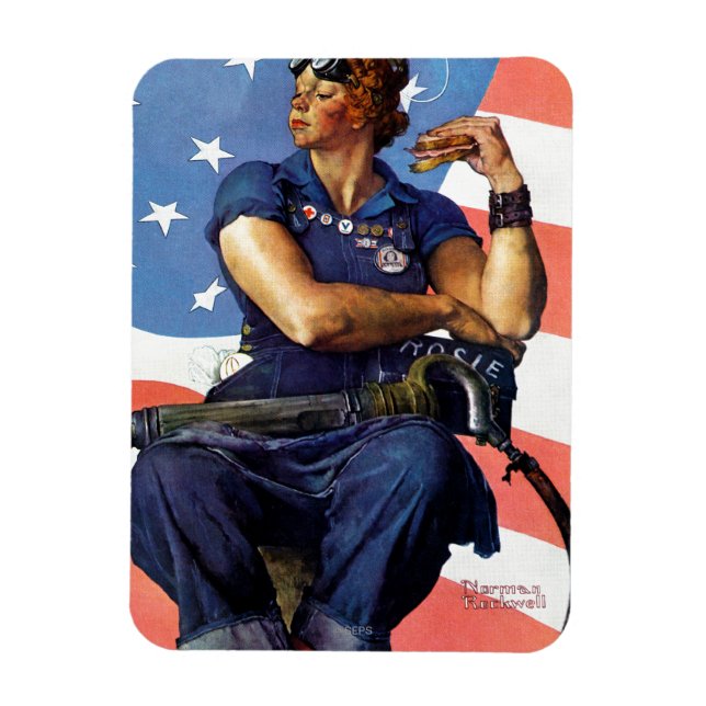Ímã Rosie the Riveter (Vertical)