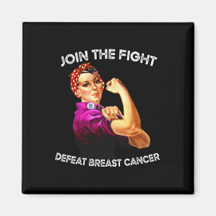 Imã Rosie The Riveter Derrotar A Consciência Do Cancer