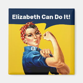 Imã Rosie the Riveter | Magnet | Personalizar