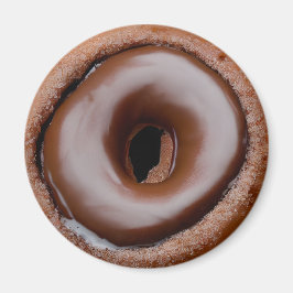 Imã Rosquinha com Glacé de Chocolate