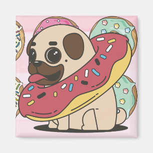 Imã Rosquinha Pug