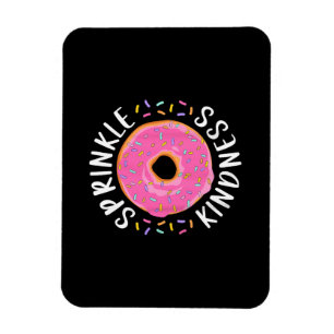 Ímã Rosquinha Sprinkle Kindness Meninas Engraçadas Mul