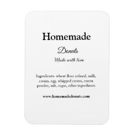 Ímã Rosquinhas caseiras feitas com amor adicionar text