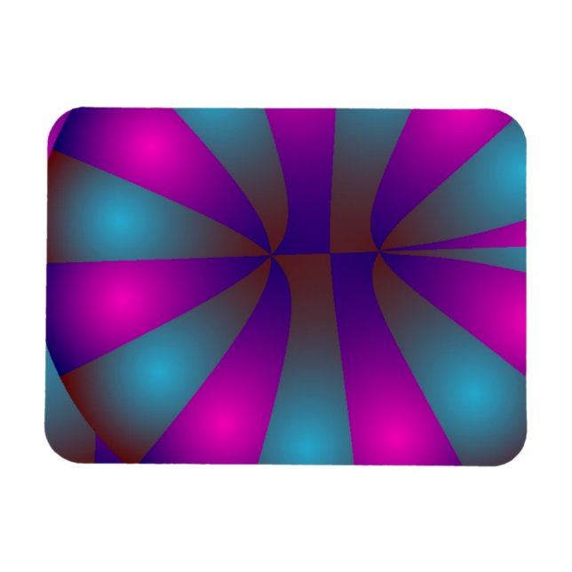 Ímã Rosquinhas cor-de-rosa e azuis (Horizontal)