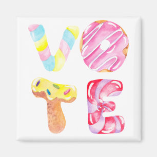 Imã Rosquinhas divertidas e doces vão votar